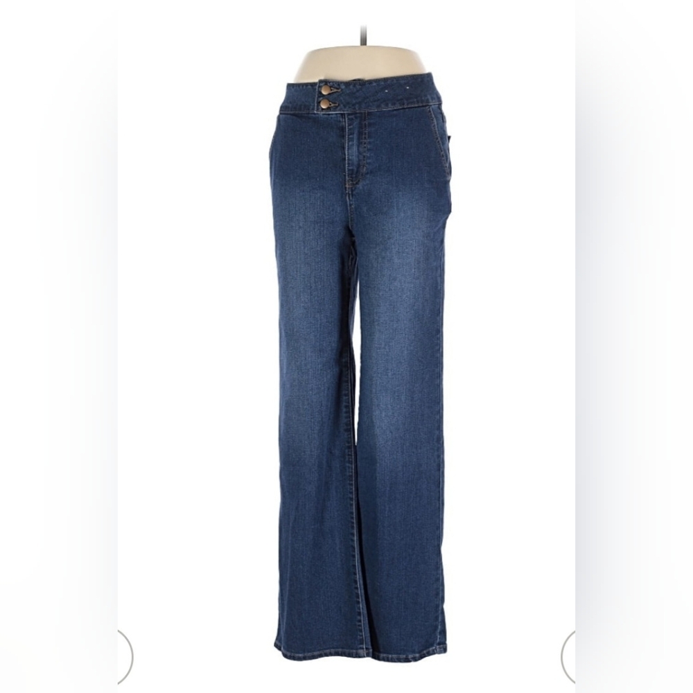 d. jeans Dark Blue Women's Wide Leg Jeans